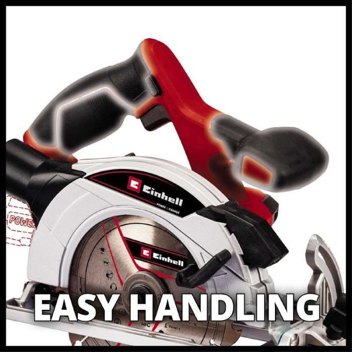 Дискова пила Einhell TE-CS 18/165-1LI - Solo PXC 18V, 165х20 мм, 2.6кг (без АКБ та ЗП) (4331207) зображення 8