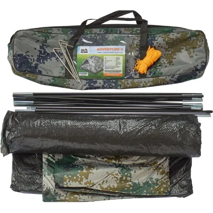 Палатка Skif Outdoor Adventure Auto II 200x200 cm Green (SOTADL200G) изображение 9