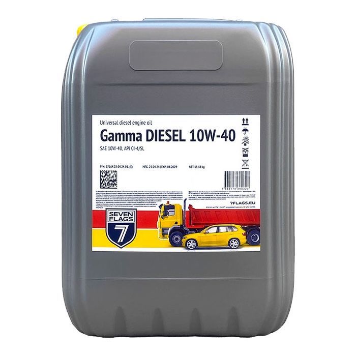 Моторное масло 7FLAGS Gamma DIESEL 10W-40 17,5л