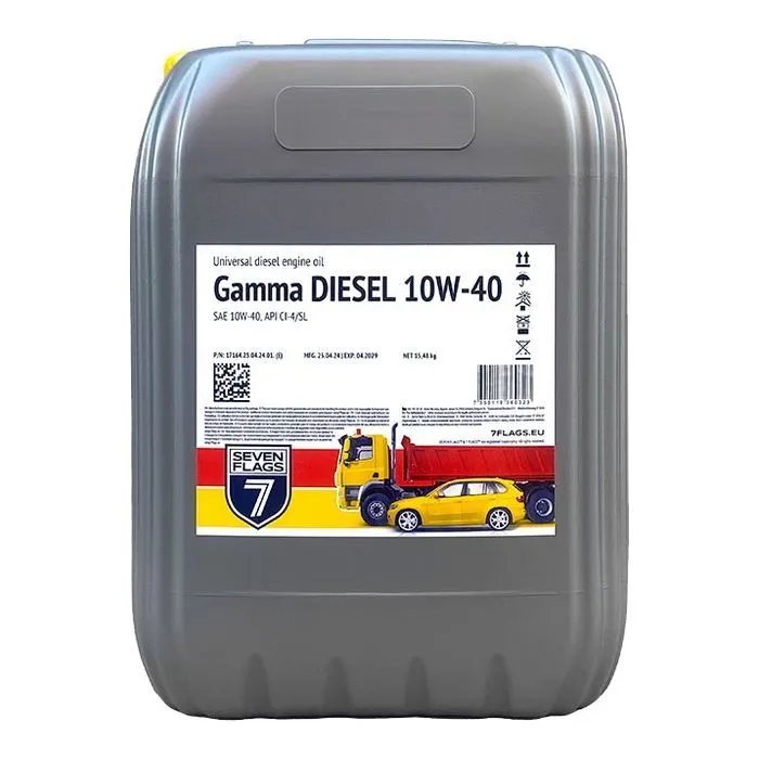 Моторное масло 7FLAGS Gamma DIESEL 10W-40 17,5л