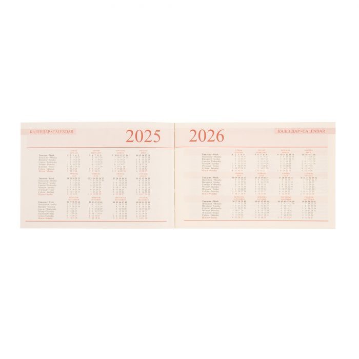 Еженедельник Leo planner датированный 2025 Cioccolato 10х15 см 128 страниц (252570) изображение 4