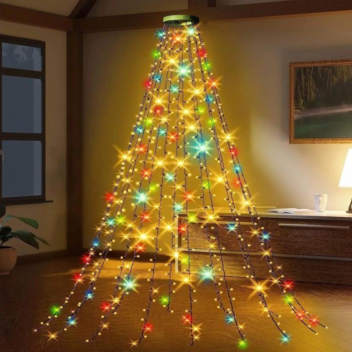 Гірлянда ColorWay Каскад LED 98 7 x 1.5 м 8 функцій (CW-G-98L71CUMC) зображення 4