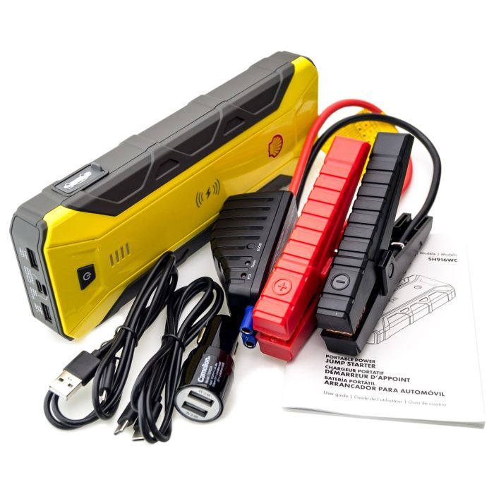 Пуско зарядное устройство Shell 16000mAh (SH916WC-CB(Grey+Yellow)) изображение 9