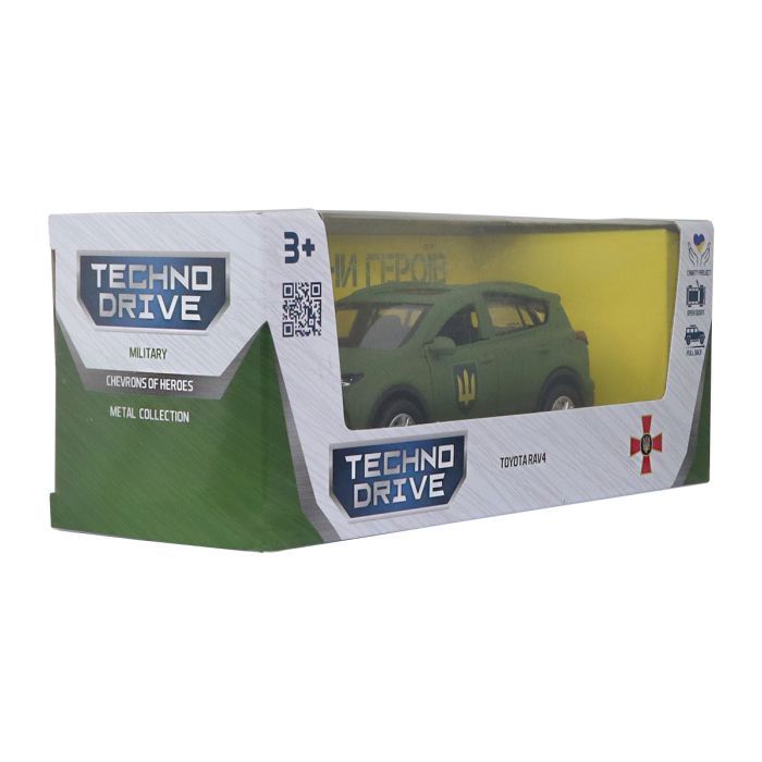 Машина TechnoDrive серії Шеврони Героїв - Toyota RAV4 - Сухопутні війська ЗСУ (KM6198M2) зображення 7