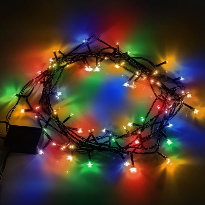 Гирлянда YES! Fun Нитка 70 LED Разноцветная 4.9 м 8 режимов Мерцания (974844) изображение 3