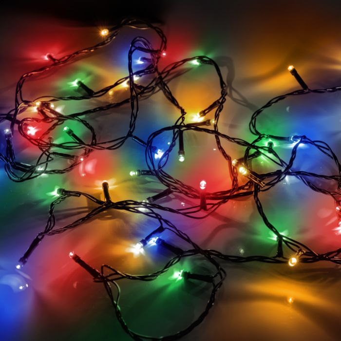 Гирлянда YES! Fun Нитка 70 LED Разноцветная 4.9 м 8 режимов Мерцания (974844) изображение 4