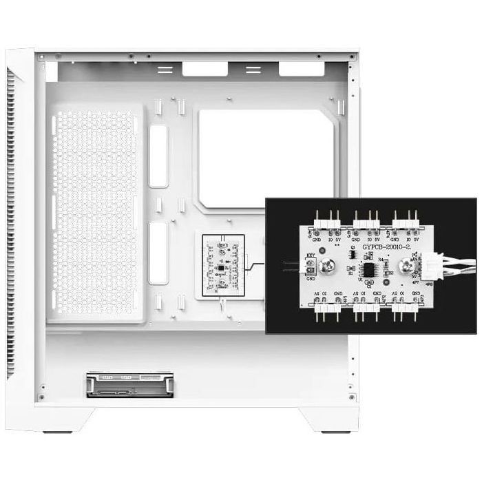 Корпус MSI MAG FORGE 320R WHITE AIRFLOW изображение 5