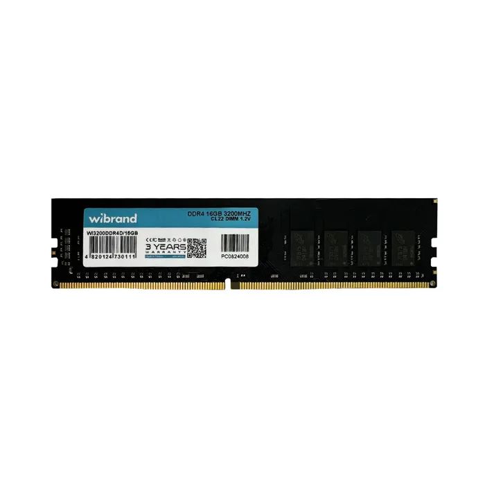 Модуль памяти для компьютера DDR4 16GB 3200 MHz Wibrand (WI3200DDR4D/16GB)