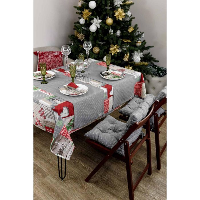 Дорожка на стол Прованс Merry Christmas серая 40x140 см (031480) изображение 2