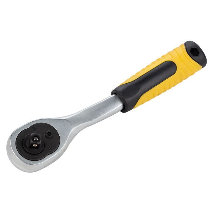 Трещотка Sigma с изогнутой ручкой 1/4" 150мм 72T CrV (6050071) изображение 4