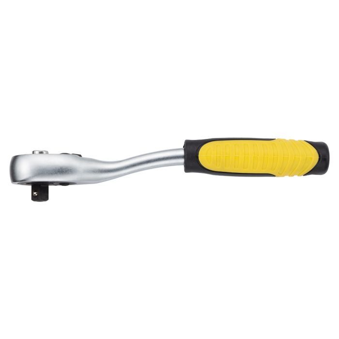 Трещотка Sigma с изогнутой ручкой 1/4" 150мм 72T CrV (6050071) изображение 5