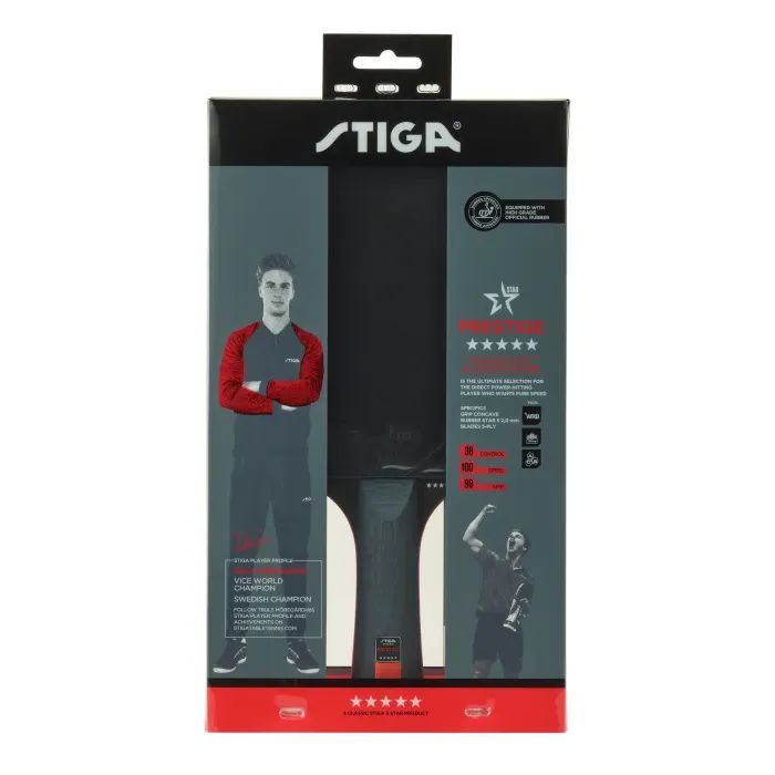 Ракетка для настольного тенниса Stiga Prestige 5 Star FL (1215-3118-01) (931150) изображение 4
