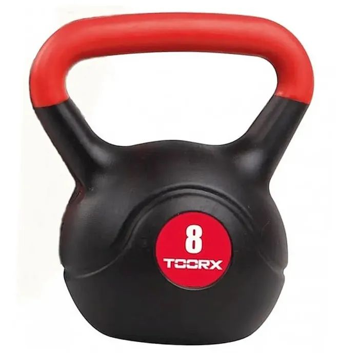 Гиря Toorx PVC 8 кг Black/Orange (KRP-8) (931127)