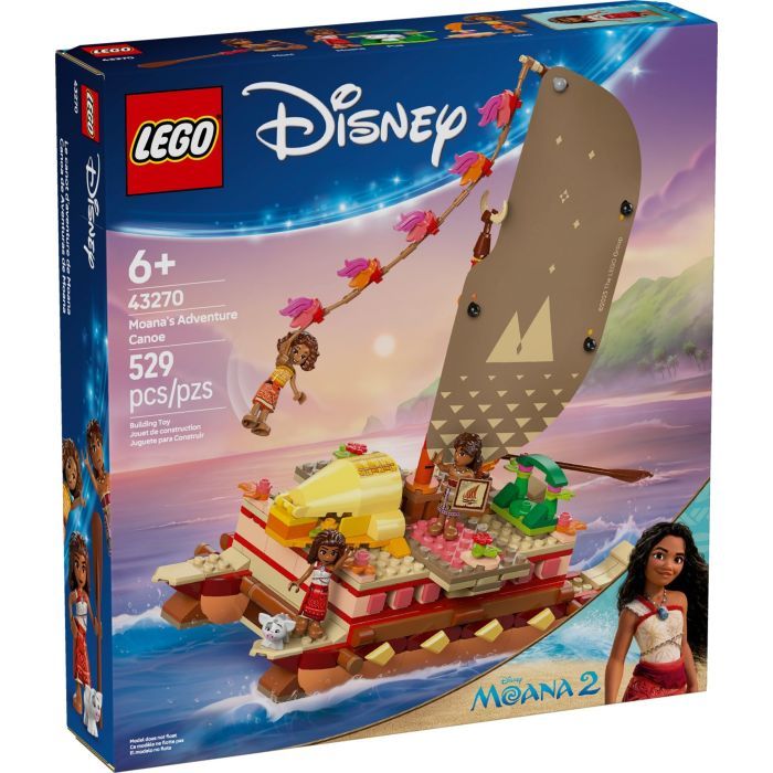 Конструктор LEGO Disney Princess Приключенческое каноэ Ваяны (43270)