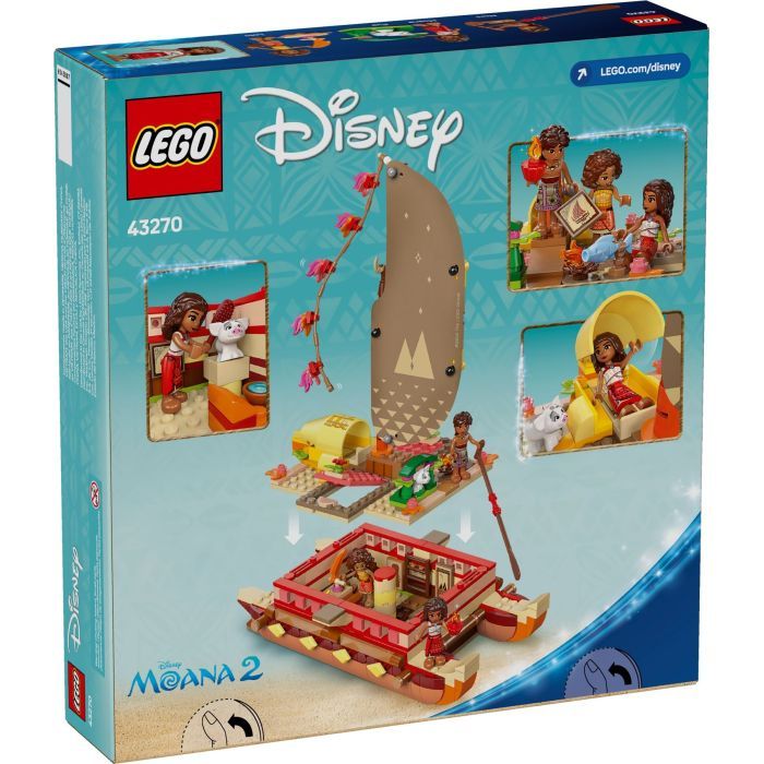 Конструктор LEGO Disney Princess Приключенческое каноэ Ваяны (43270) изображение 6