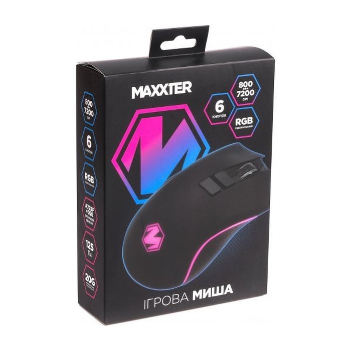 Мышка Maxxter McG-7B-I725 USB Black (McG-7B-I725) изображение 5