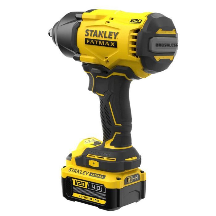 Гайковерт Stanley FatMax, ударний 18V, 4Ah, 950Нм, 2000 об/хв, 2600 уд/хв, 2.66кг (SFMCF940M1) зображення 5