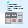 Батарея універсальна Canyon 60000mAh OnPower 610 PD/100W metal White (CNS-CPB610W) зображення 10