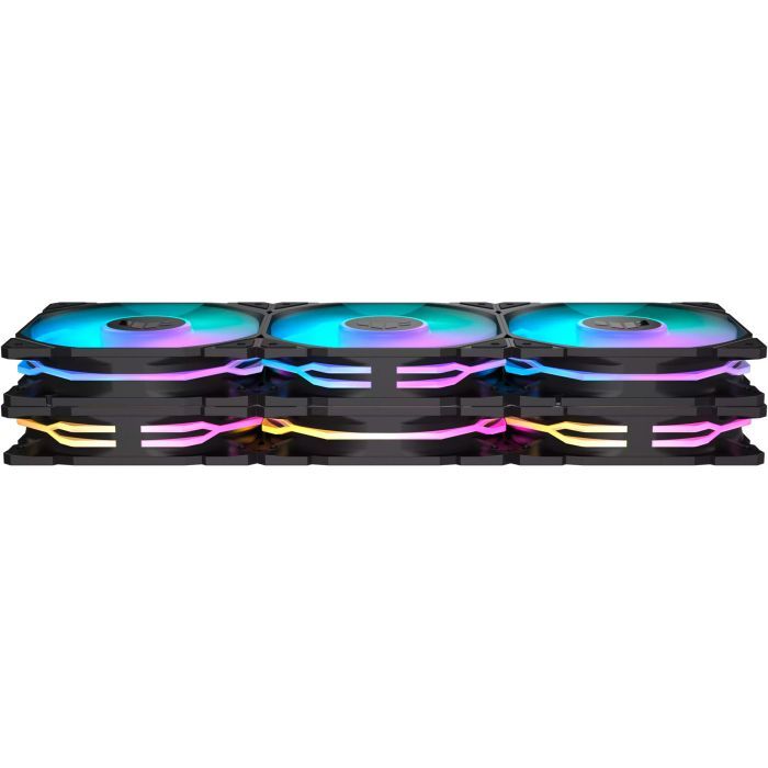 Кулер для корпуса ASUS TUF GAMING TR120 FAN ARGB BLACK 3IN1 (90DA0090-B09020) изображение 2
