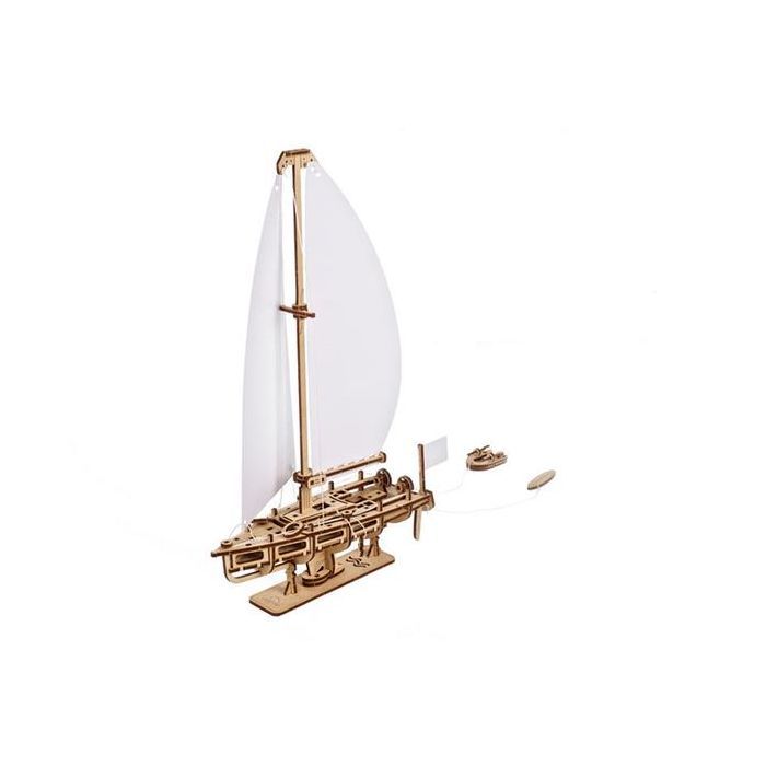 Конструктор Ugears механический 3D Яхта Океанская Красавица (70193) изображение 4