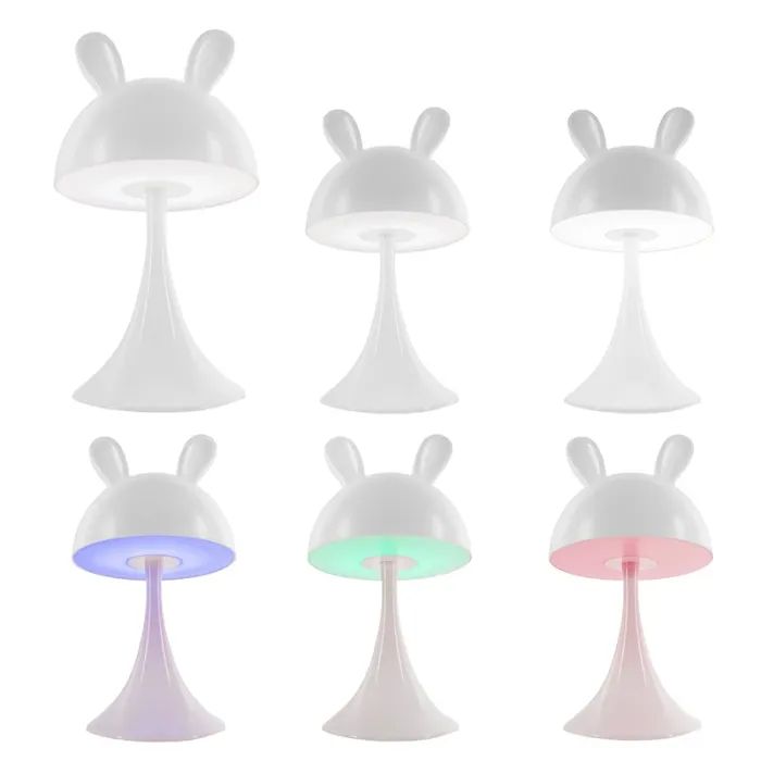 Ночник Kite Светильник LED с аккумулятором Simple Bunny, белый (K25-317-1-1) изображение 4
