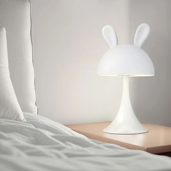 Ночник Kite Светильник LED с аккумулятором Simple Bunny, белый (K25-317-1-1) изображение 5