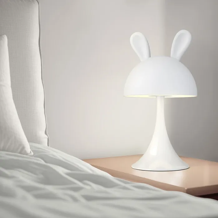 Нічник Kite Світильник LED з акумулятором Simple Bunny, блакитний (K25-317-1-3) зображення 5