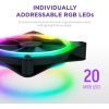 Кулер для корпуса NZXT F120RGB Duo-120mm Dual-sideRGB Fan-Tripl (RF-D12TF-B1) изображение 7
