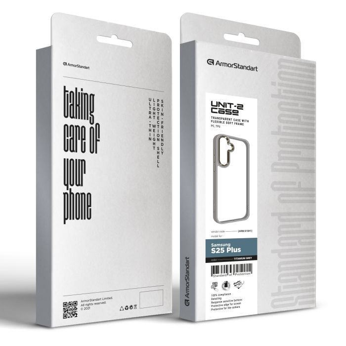 Чехол для мобильного телефона Armorstandart UNIT2 Samsung S25 Plus Titanium Grey (ARM81841) изображение 2