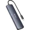 Концентратор Sandberg USB3.1 Type-C to HDMI/USB 3.0x2/RJ45/USB-C/DisplayPort PD 100W Hub 6-in-1 (136-43) зображення 2