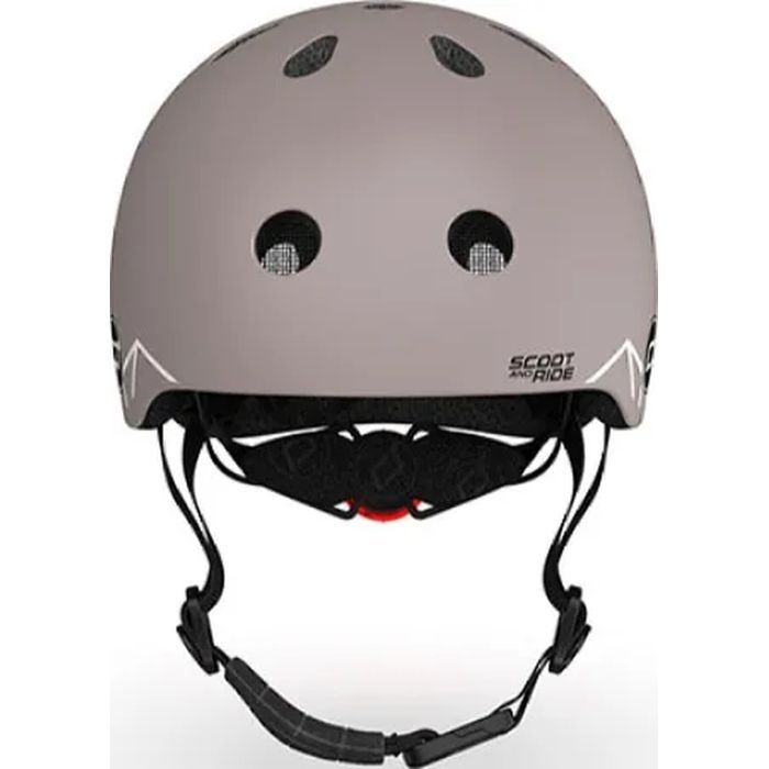 Шлем Scoot&Ride 45-51см, зебра, с фонариком (SR-181206-ZEBRA) изображение 3