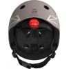 Шлем Scoot&Ride 45-51см, коричневый, с фонариком (SR-181206-BROWNLINES) изображение 5