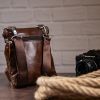 Сумка Vintage Коричневая (14608) изображение 9