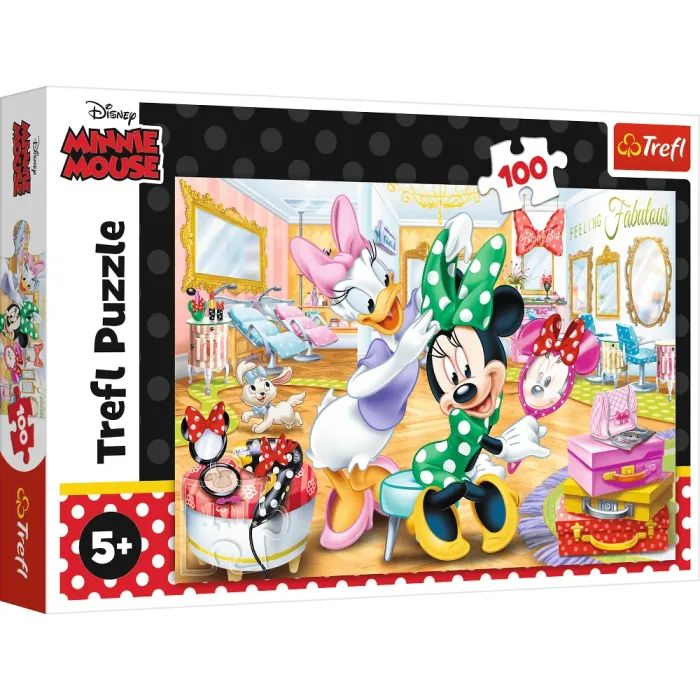 Пазл Trefl Mickey&friends Мінні в салоні краси 100 елементів (5900511163872)