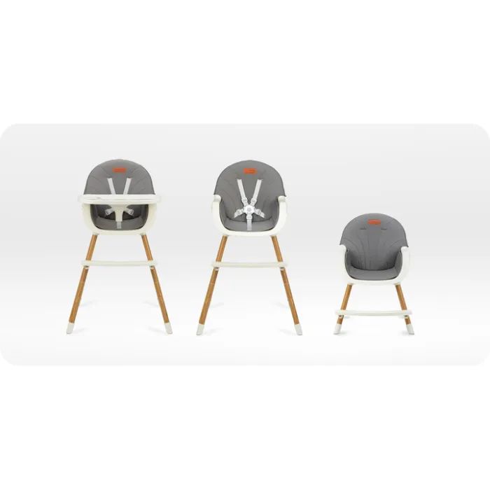 Стілець для годування MoMi Reki 2в1 Grey (KRKA00034) зображення 2