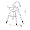 Стілець для годування MoMi Reki 2в1 Grey (KRKA00034) зображення 8