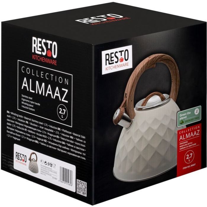 Чайник Resto Almaaz із свистком 2.7 л (90607) изображение 9
