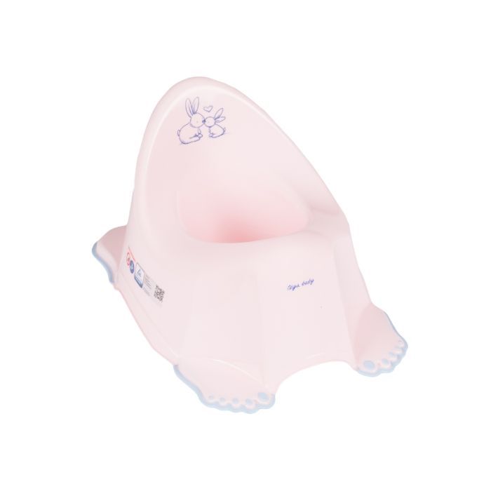 Горшок Tega Baby антиковзкий Bunny powder pink (KR-001-104)