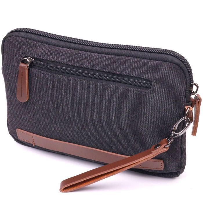 Сумка Vintage Текстильная Черная (21258) изображение 2