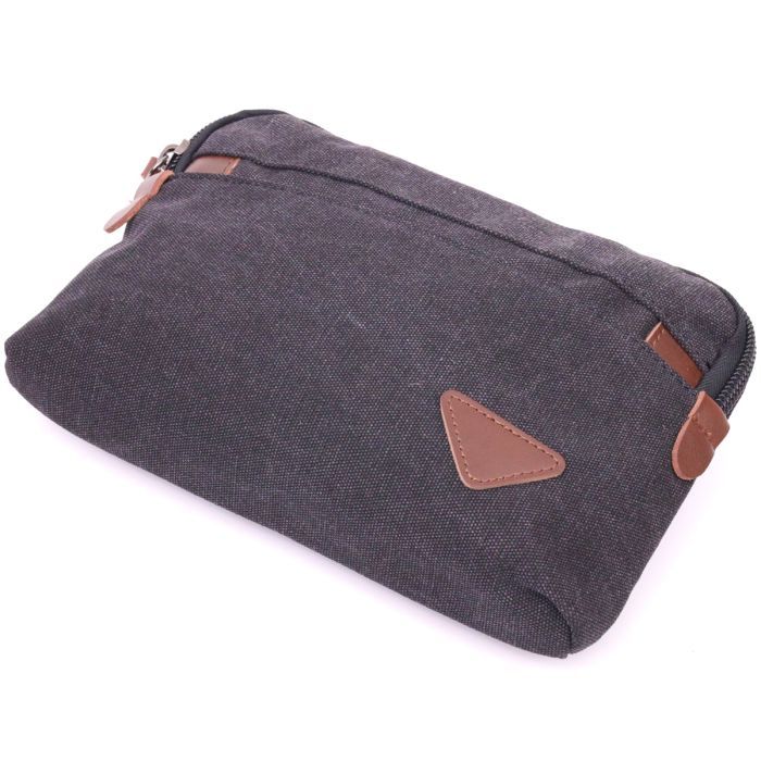 Сумка Vintage Текстильная Черная (21258) изображение 5