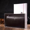 Гаманець Bond Accessories З натуральної шкіри флотар Коричнева (22051) зображення 10