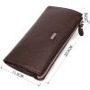Гаманець Bond Accessories З натуральної шкіри флотар Коричнева (22051) зображення 3