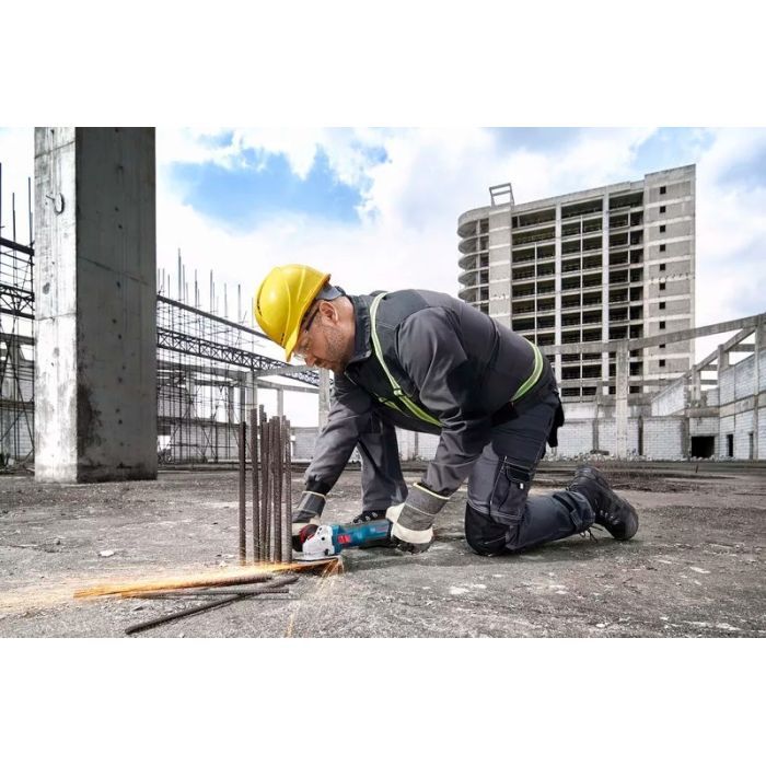 Шліфувальна машина Bosch GWS 18V-11S 125мм, 18В, 1x5Ah, 0-9000об/хв, 1.7кг, кейс (0.601.9N4.003) зображення 5