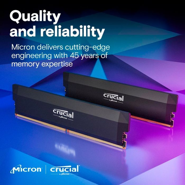 Модуль памяти для компьютера DDR5 16GB 6400 MHz Pro Micron (CP16G64C38U5B) изображение 6