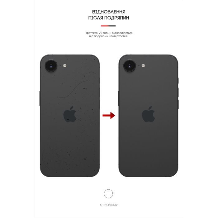 Пленка защитная Armorstandart for Back Panel Apple iPhone 16e Carbone Silver (ARM85457) изображение 3