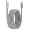 Дата кабель USB-C to USB-C 1.0m 60W Magnet Braided Light Grey Canyon (CND-CCMG60AB15LG) изображение 2