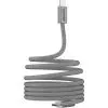 Дата кабель USB-C to USB-C 1.0m 60W Magnet Braided Light Grey Canyon (CND-CCMG60AB15LG) изображение 3