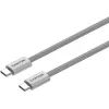 Дата кабель USB-C to USB-C 1.0m 60W Magnet Braided Light Grey Canyon (CND-CCMG60AB15LG) изображение 5