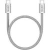 Дата кабель USB-C to USB-C 1.0m 60W Magnet Braided Light Grey Canyon (CND-CCMG60AB15LG)
