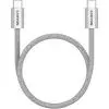 Дата кабель USB-C to USB-C 1.0m 60W Magnet Braided Light Grey Canyon (CND-CCMG60AB15LG)
